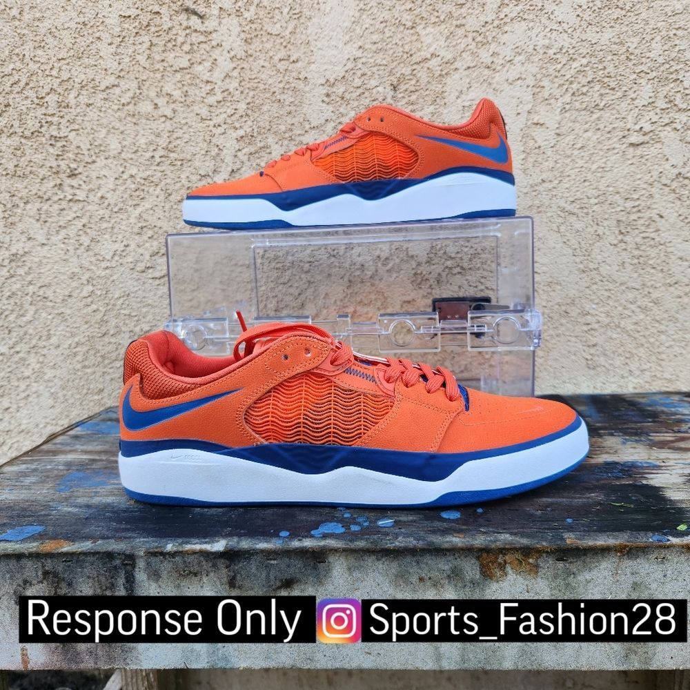 Nike Orange and Blue Athletic Shoes